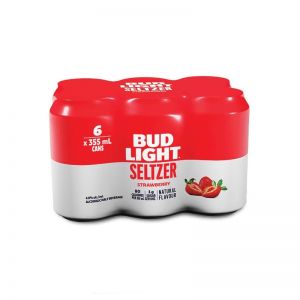 BUD LIGHT SELTZER STRAWBERRY 6 CAN